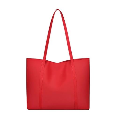 Damen-Oxford-Taschen, Retro-Handtaschen, große Kapazität, Tragetaschen, Reisetaschen (Color : Red, Size : 34x28x11cm) von SBTRKT