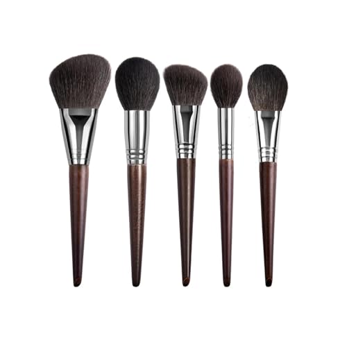 SBTRKT Make-up Pinsel Set Professionelle Ziegenhaar Make-Up Pinsel Set Lidschatten Blending Eyeliner Wimpern Augenbraue Pinsel for Make-Up (Color : 6 pcs face Set) von SBTRKT