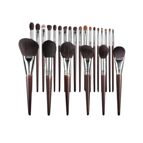 Pro Make-Up Pinsel Set Lidschatten Foundation Pulver Eyeliner Wimpern Lippen-Make-Up Pinsel Kosmetische Schönheit Tool Kit Heißer (Color : XQN28PCS-1) von SBTRKT