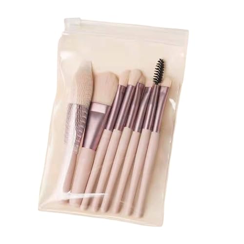 Tragbare Make-Up Pinsel Set Frauen Kosmetik Lidschatten Rouge Pulver Schatten Foundation Blush Blending Concealer Make-Up-Tool (Color : Red 1) von SBTRKT