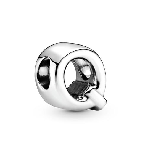 SBUTUXC 925 Sterling Silber Alphabet Buchstaben Charm A–Z, CZ Initial Perle für Armband oder Halskette, personalisierter Silberschmuck für Frauen (Q) von SBUTUXC
