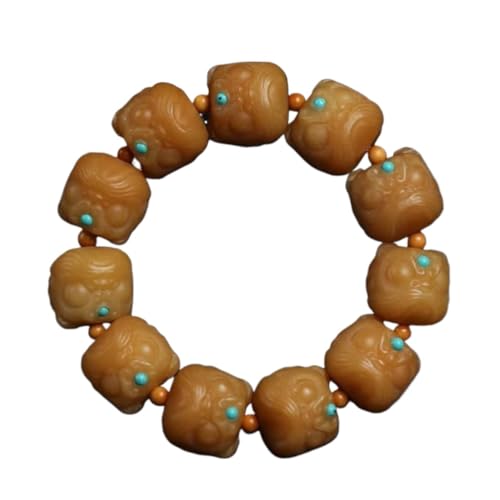 SBZIOJHDR hölzerne Halskette,... Bodhi-Perlenarmband, exquisiter tanzender Löwe, Bodhi-Stretch-Armband, Glücksbringer, Reichtum, Amulett, Schmuck, Geschenke for Männer und Frauen SBZIOJHDR hölzerne Halskette,... Bodhi-Perlenarmband, exquisiter tanzender Löwe, Bodhi-Stretch-Armband, Glücksbringer, Reichtum, Amulett, Schmuck, Geschenke for Männer und Frauen von SBZIOJHDR