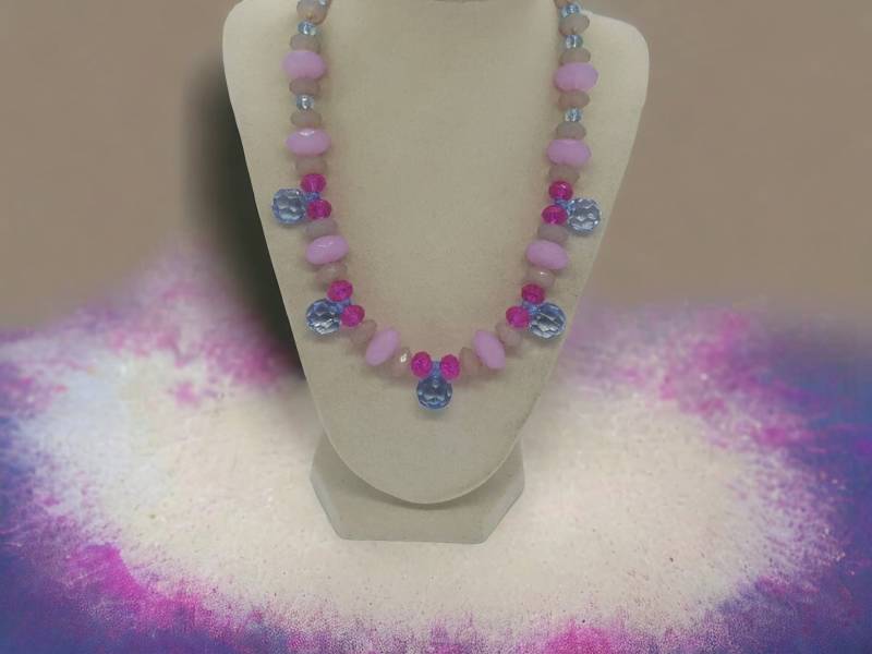 Acryl Halskette - Einzigartige Mehrfarbige Für Frauen Bib Gender Reveal Brautjungfer von SByourself