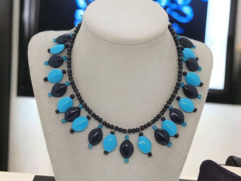 Acryl-Halskette - Mehrfarbige Halskette Für Frauen Lätzchen-Halskette Verstellbare Perlenkette Einzigartige Geschenk von SByourself