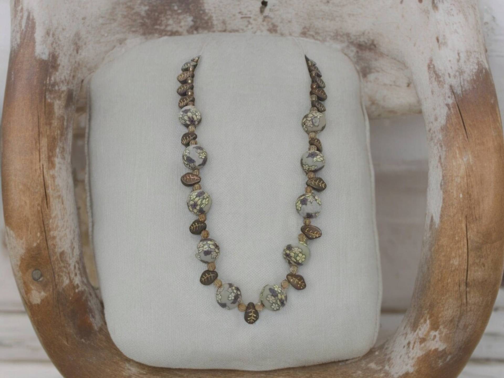 Blatt Halskette - Blumen Braune Für Frauen Einzigartige Boho Statement Geschenk von SByourself