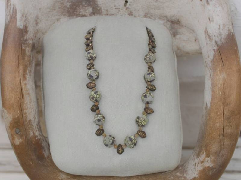 Blatt Halskette - Blumen Braune Für Frauen Einzigartige Boho Statement Geschenk Blatt Halskette - Blumen Braune Für Frauen Einzigartige Boho Statement Geschenk von SByourself