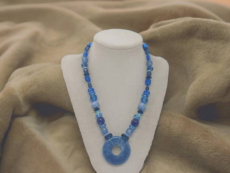 Blaue Halskette Für Frauen - Strand Statement Acryl Einzigartige Geschenk Sie von SByourself