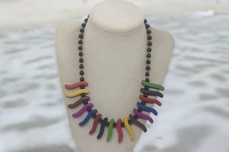 Bunte Halskette Für Frauen - Stein Einzigartige Statement Boho Geschenk von SByourself