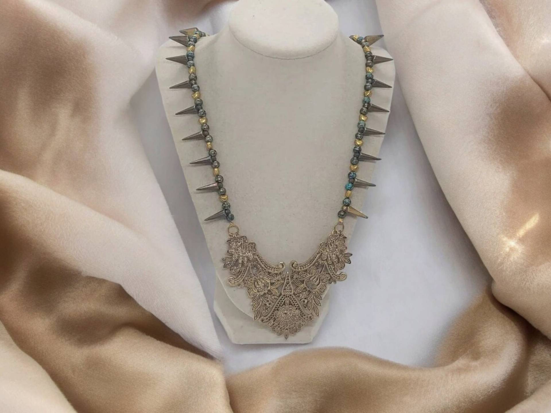 Filigrane Goldkette - Halskette Für Sie Bib Statement Einzigartige Tolles Geschenk von SByourself