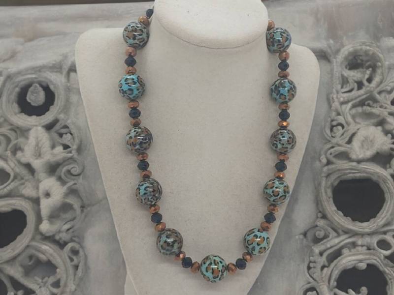 Leopard Print Halskette - Mehrfarbige Für Frauen Animal Einzigartige Statement Geschenk von SByourself