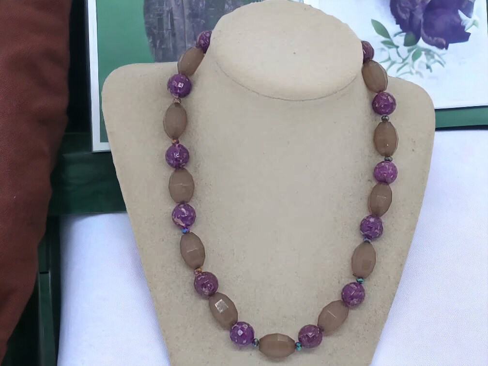 Lila Halskette Für Frauen - Acryl-Halskette Einzigartige Mehrfarbige Sie Statement-Halskette Geschenk von SByourself