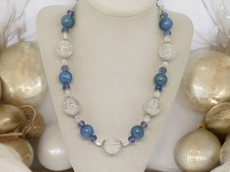 Mehrfarbige Halskette Für Frauen - Einzigartige Statement Strand Glas Muttertags von SByourself