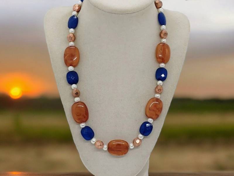 Mehrfarbige Halskette Für Frauen - Perlenkette Einzigartige Statement Acryl Damen Geschenk von SByourself