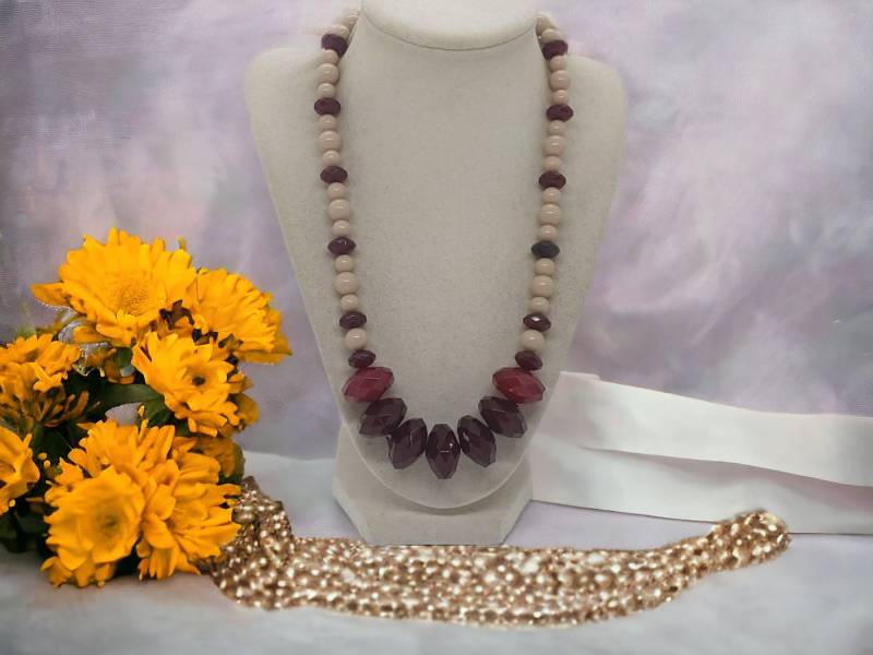 Mehrfarbige Halskette Für Sie - Einzelstück Acryl Valentinstag Geschenk Statement Frauen von SByourself