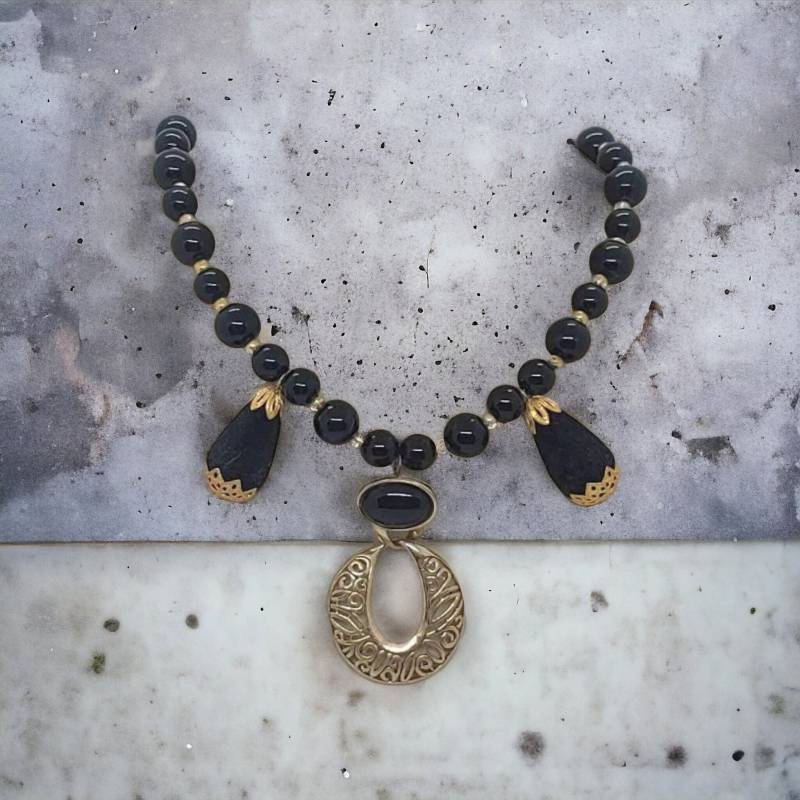 Schwarze Halskette Für Frauen - Brautjungfer Statement von SByourself