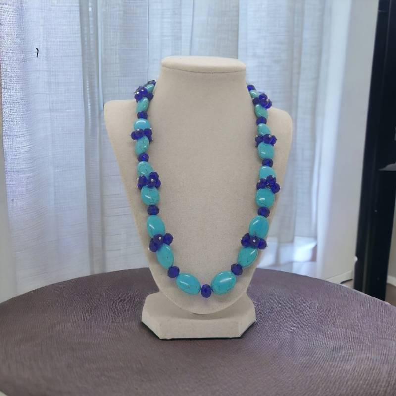 Türkis Halskette Für Frauen - Edelstein Einzigartige Statement Boho Lätzchen Tolles Geschenk von SByourself