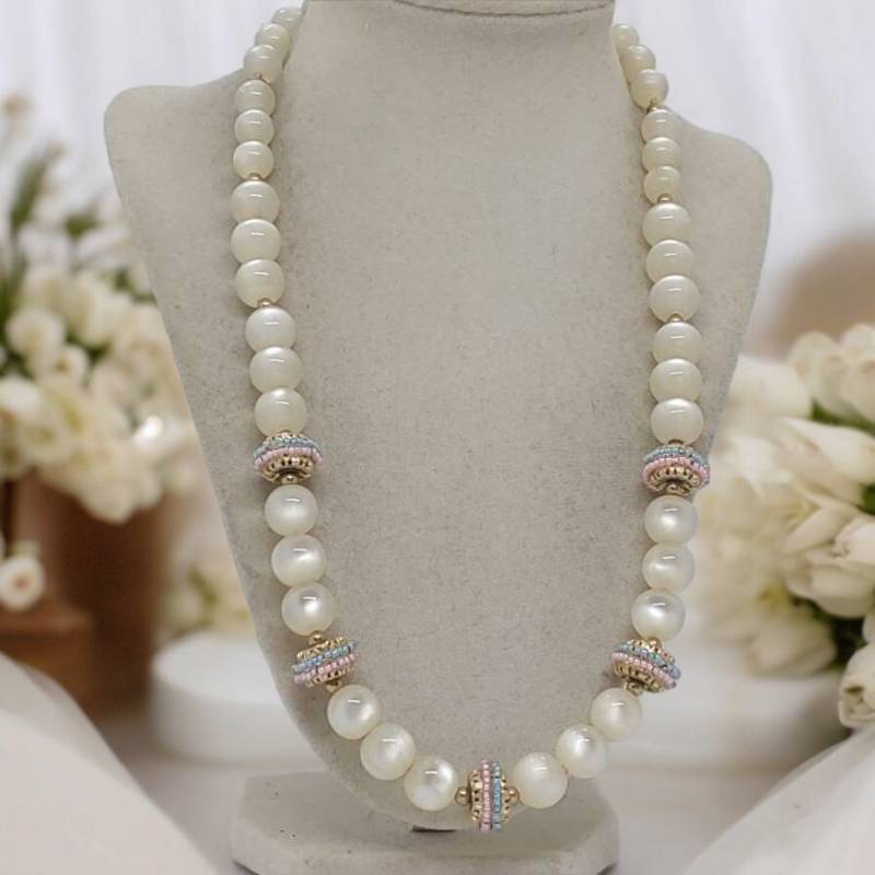 Weiße Halskette Für Frauen - Einzigartige Statement Muttertagskette Brautjungfern Geschenk von SByourself