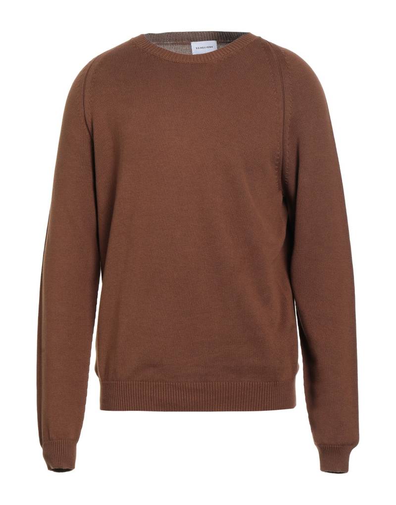 SCAGLIONE Pullover Herren Braun von SCAGLIONE