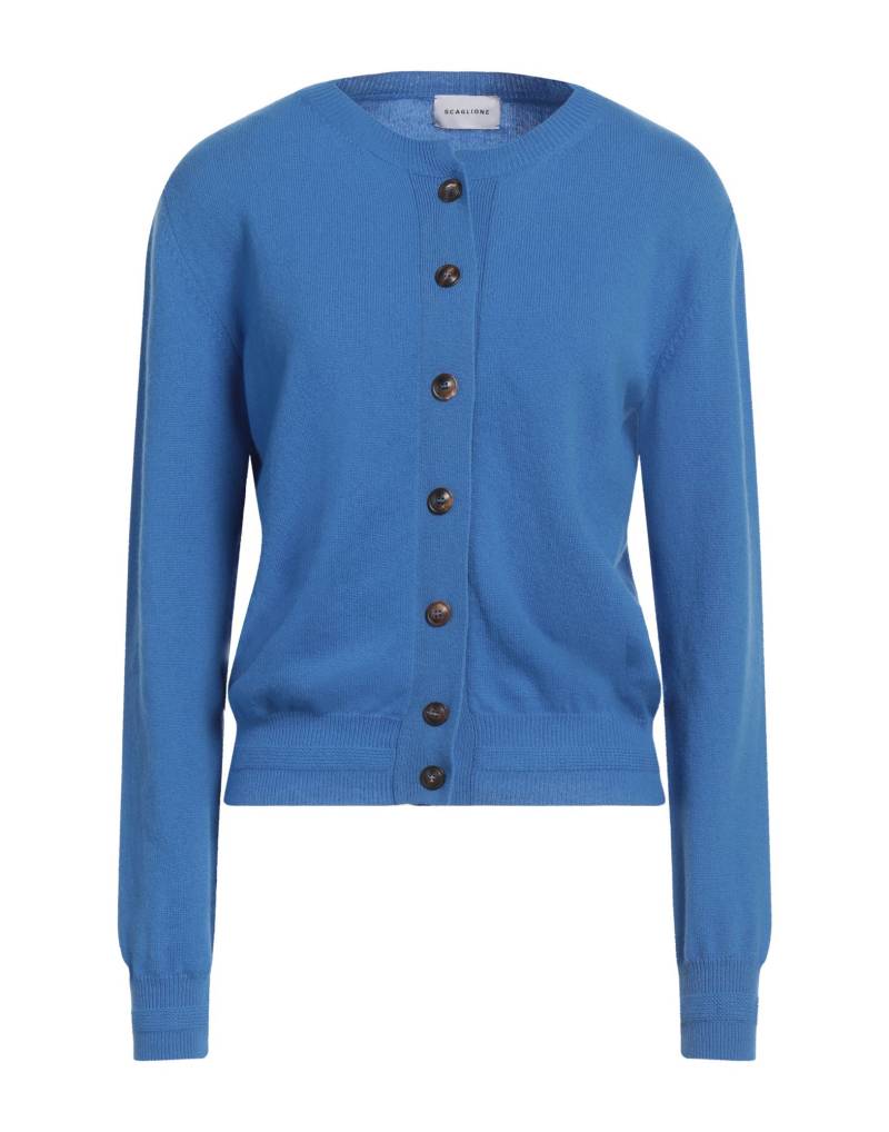 SCAGLIONE Strickjacke Damen Azurblau von SCAGLIONE