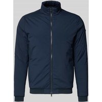SCANDINAVIAN EDITION Jacke mit Stehkragen und Zweiwege-Reißverschluss in Marine, Größe L von SCANDINAVIAN EDITION