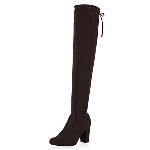 SCARPE VITA Damen Overknees Stiefel Blockabsatz Schnürer Freizeitschuhe Langschaftstiefel Boots Schnürschuhe Basic Schuhe 198317 Dunkelgrau 38 SCARPE VITA Damen Overknees Stiefel Blockabsatz Schnürer Freizeitschuhe Langschaftstiefel Boots Schnürschuhe Basic Schuhe 198317 Dunkelgrau 38 von SCARPE VITA