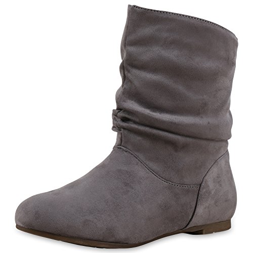 SCARPE VITA Damen Schlupfstiefel Leder-Optik Stiefeletten Bequeme Schuhe 148947 Hellgrau Samtoptik 39 SCARPE VITA Damen Schlupfstiefel Leder-Optik Stiefeletten Bequeme Schuhe 148947 Hellgrau Samtoptik 39 von SCARPE VITA
