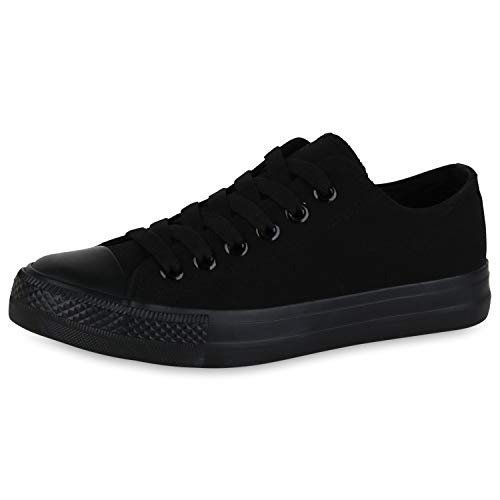 SCARPE VITA Damen Sneaker Low Basic Turnschuhe Schnürer Freizeit Schuhe Canvas Stoff Schnürschuhe 172851 Schwarz Schwarz Low 36 SCARPE VITA Damen Sneaker Low Basic Turnschuhe Schnürer Freizeit Schuhe Canvas Stoff Schnürschuhe 172851 Schwarz Schwarz Low 36 von SCARPE VITA