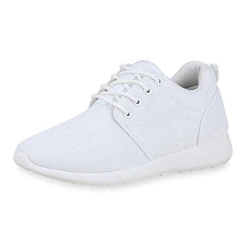 SCARPE VITA Herren Sportschuhe Profilsohle Laufschuhe Fitness Sneaker Schuhe 163927 Weiss 41 von SCARPE VITA