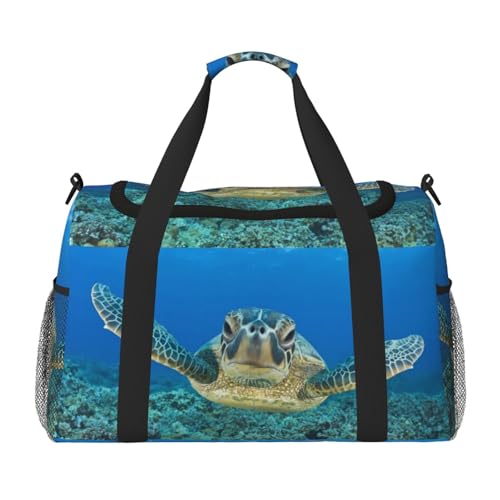 Sea Turtles Umhängetasche, Reisetasche, Reisetasche, Reisetasche, Sporttasche, für Damen und Herren, Schwarz , Einheitsgröße Sea Turtles Umhängetasche, Reisetasche, Reisetasche, Reisetasche, Sporttasche, für Damen und Herren, Schwarz , Einheitsgröße von SCAUA
