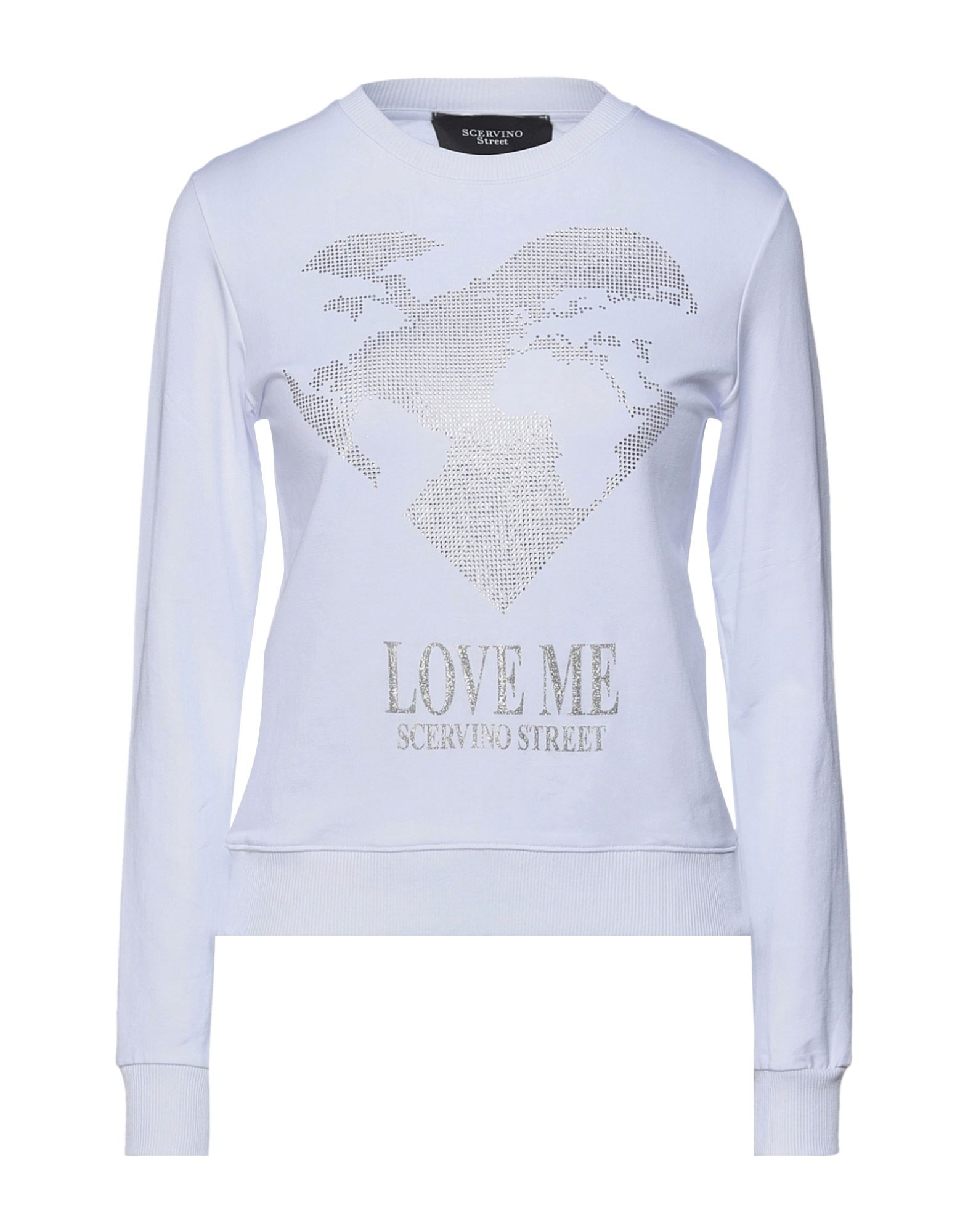 ERMANNO DI ERMANNO SCERVINO Sweatshirt Damen Weiß von ERMANNO DI ERMANNO SCERVINO