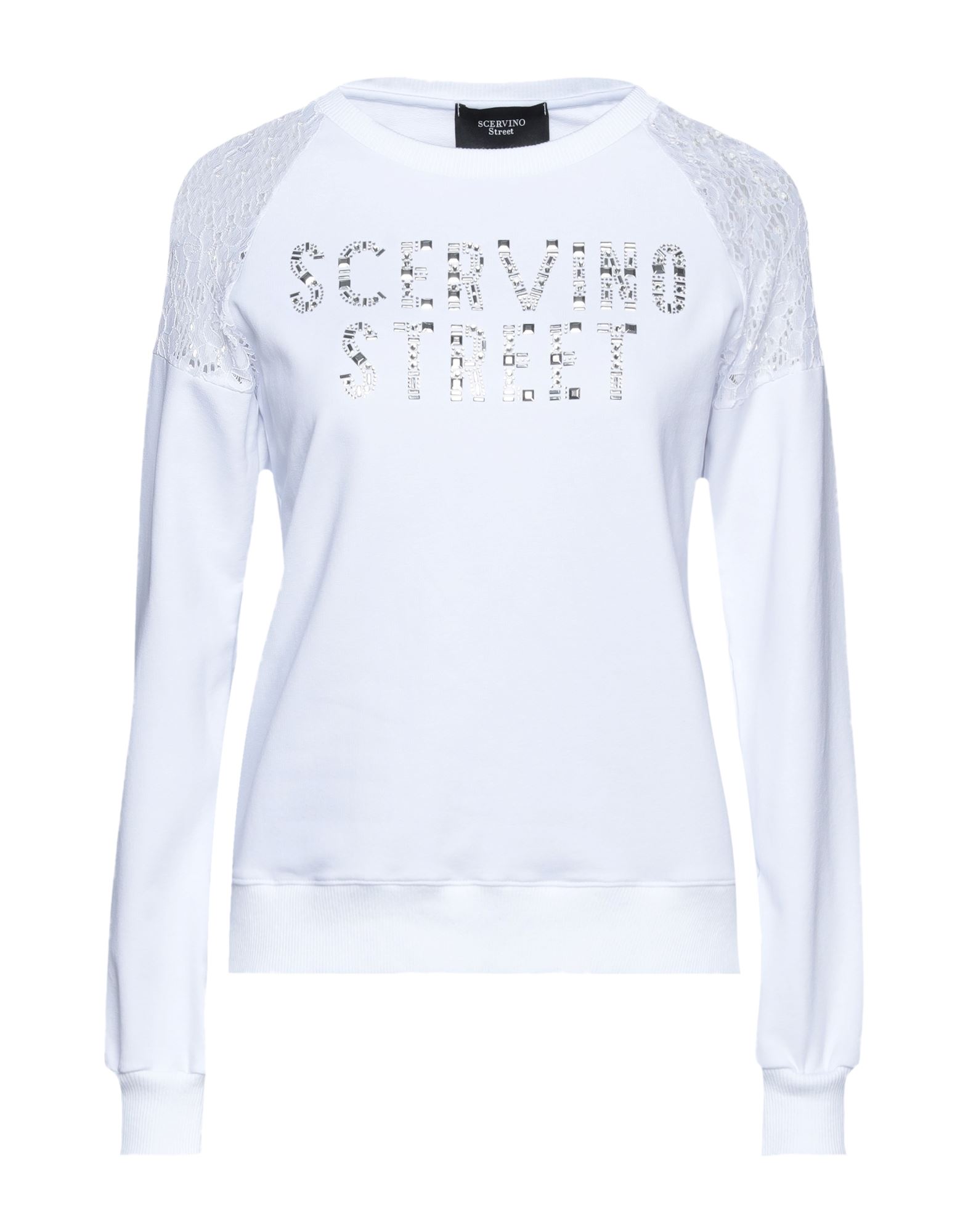 SCERVINO Sweatshirt Damen Weiß von SCERVINO