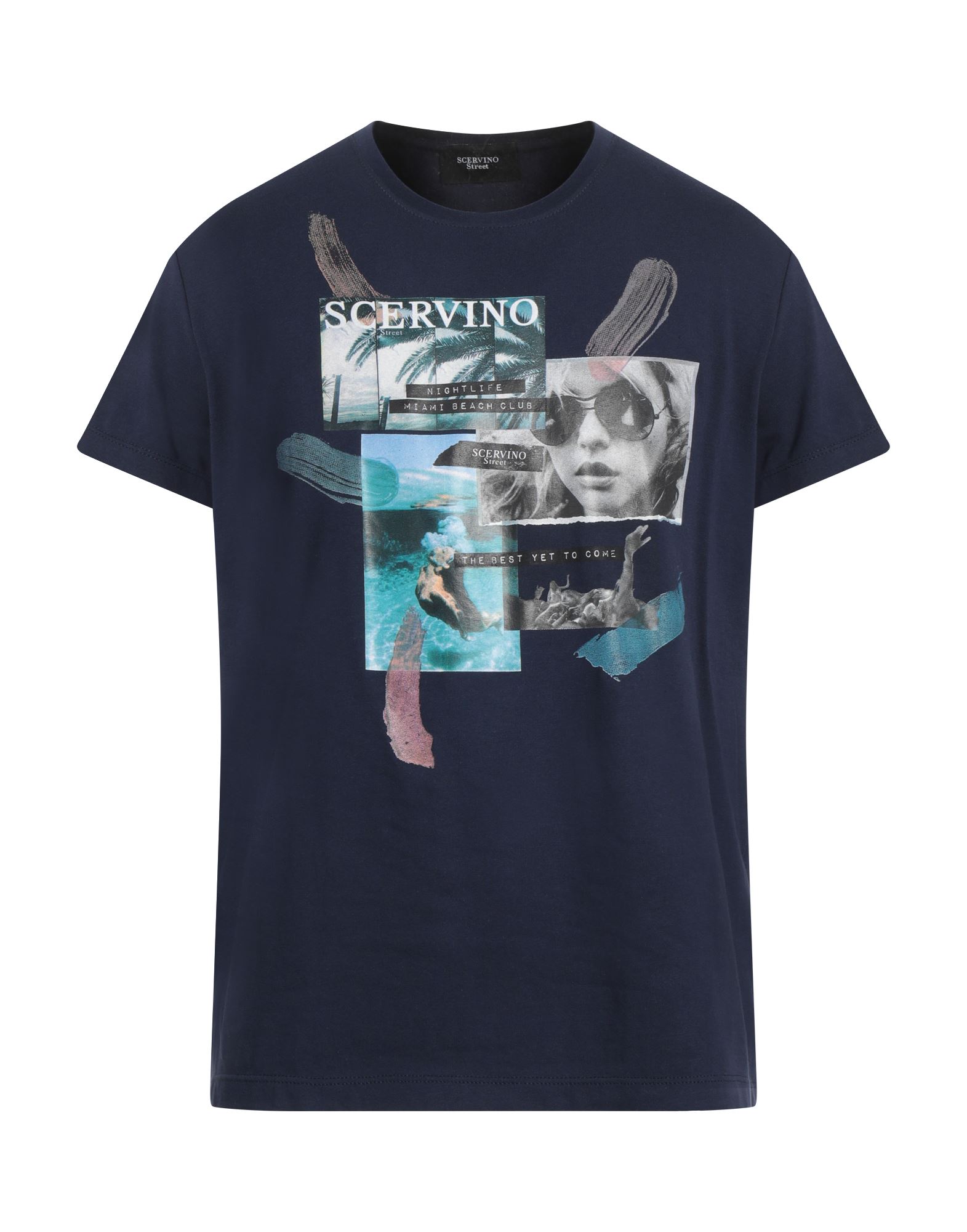 SCERVINO T-shirts Herren Blau von SCERVINO