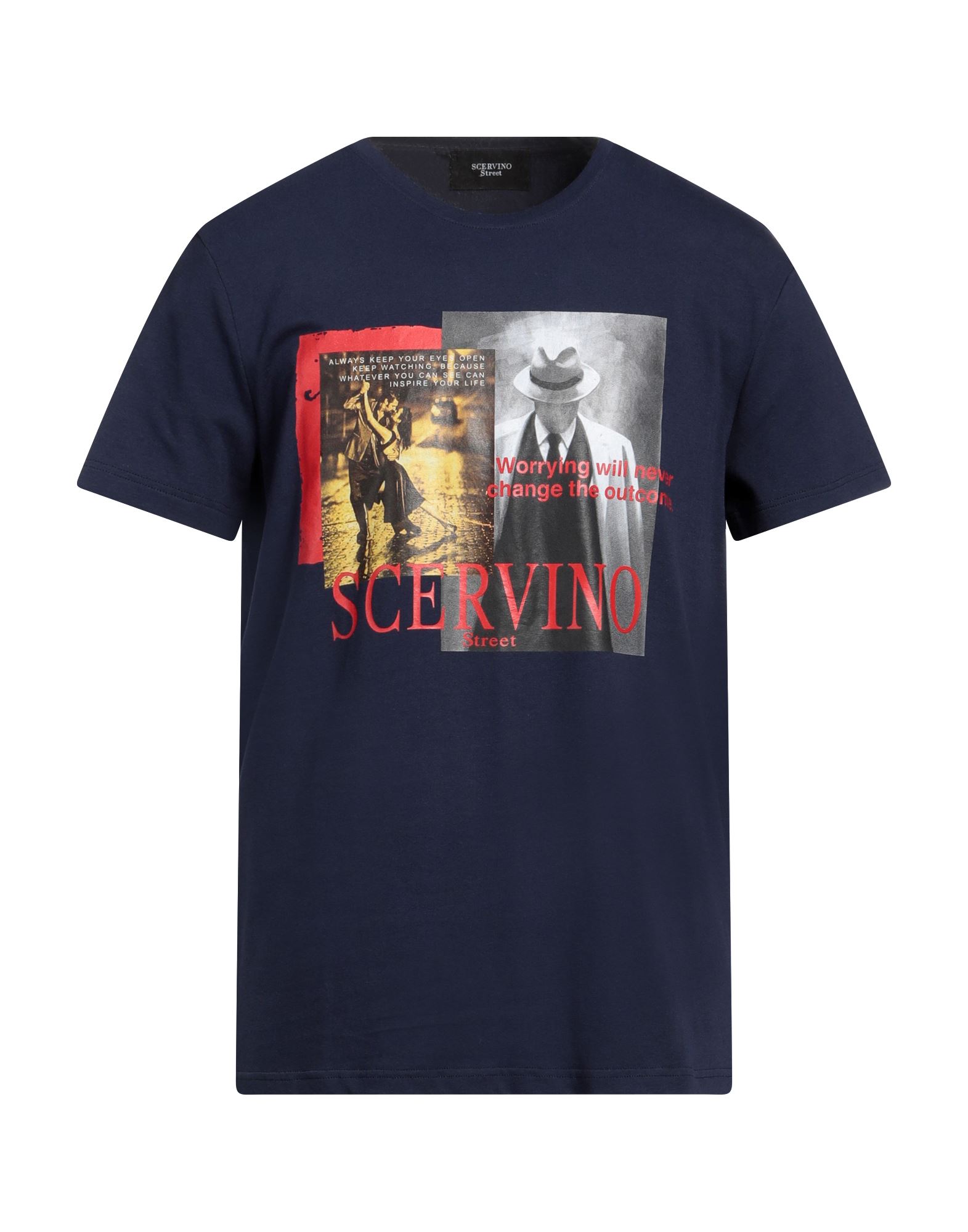 SCERVINO T-shirts Herren Marineblau von SCERVINO