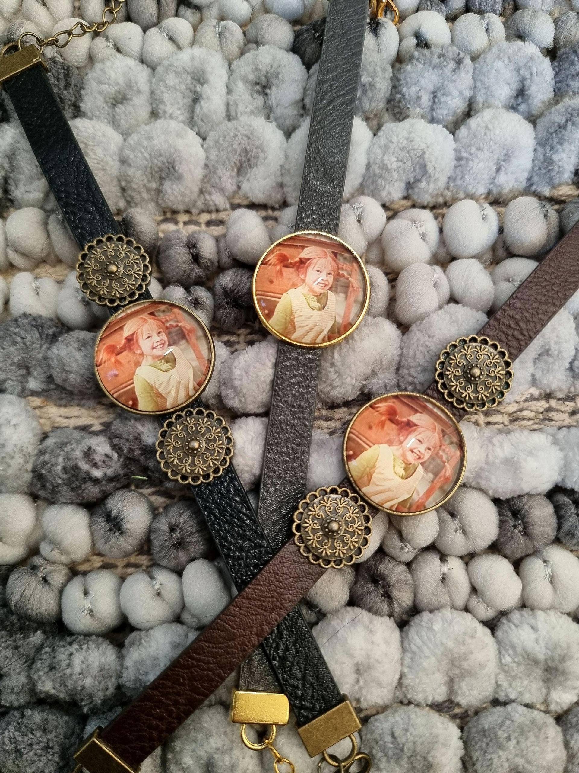 Armband Lederarmband Schmuck Pippi Kinderschmuck von SCHAU1MALTreasures