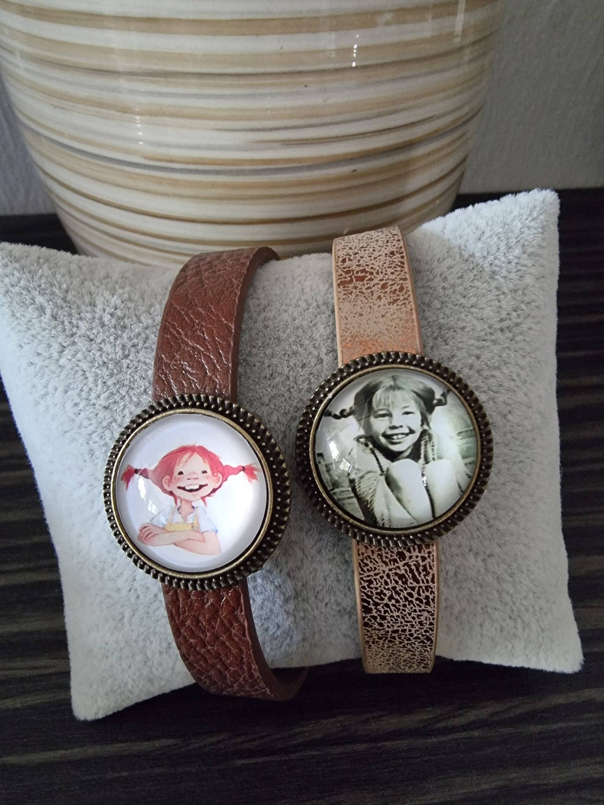 Armband Lederarmband Schmuck Pippi Kinderschmuck von SCHAU1MALTreasures