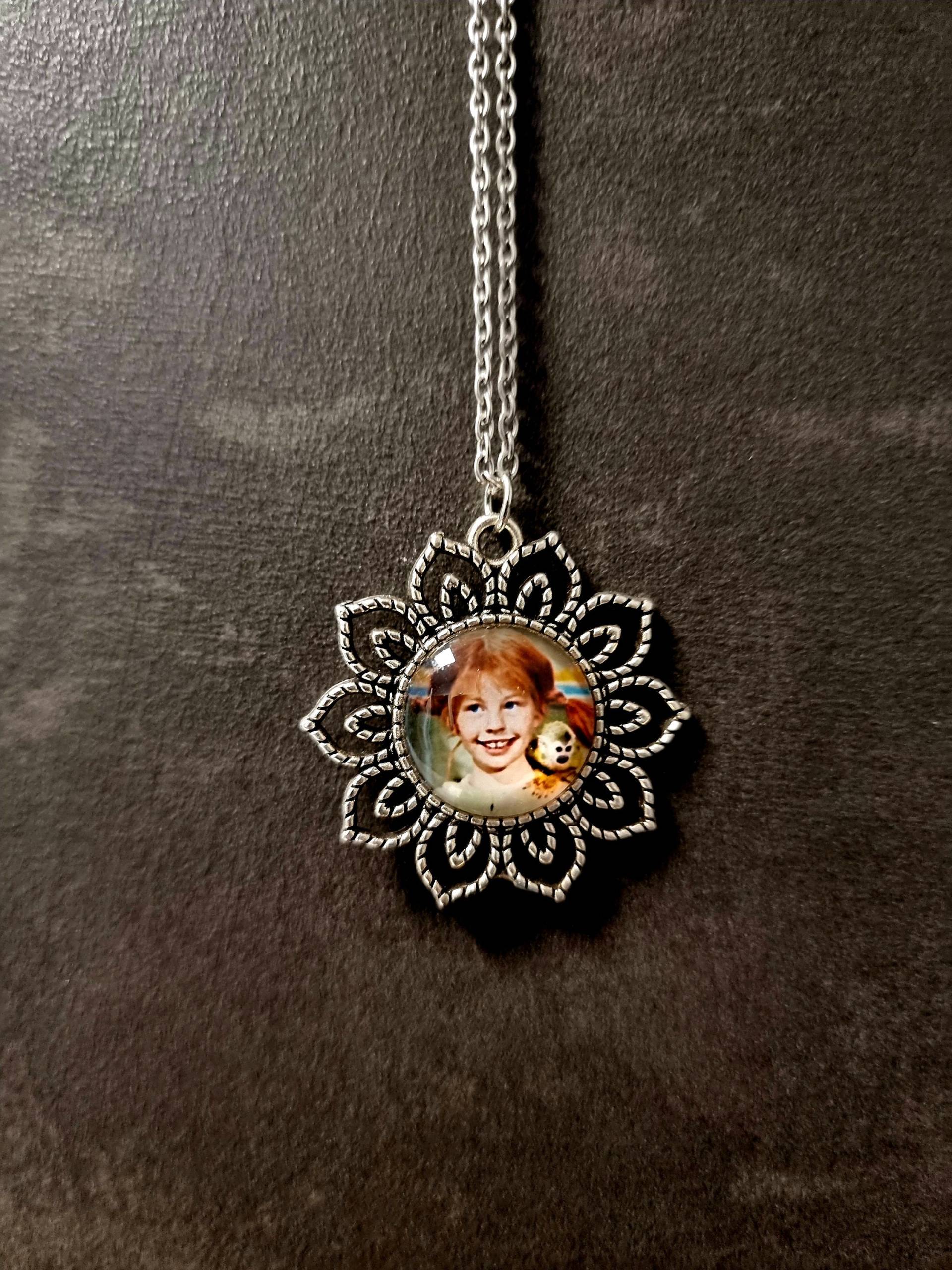 Halskette Kette Pippi Kinderschmuck Geschenksidee Xmas Kindergeburtstag Minigeschenk von SCHAU1MALTreasures