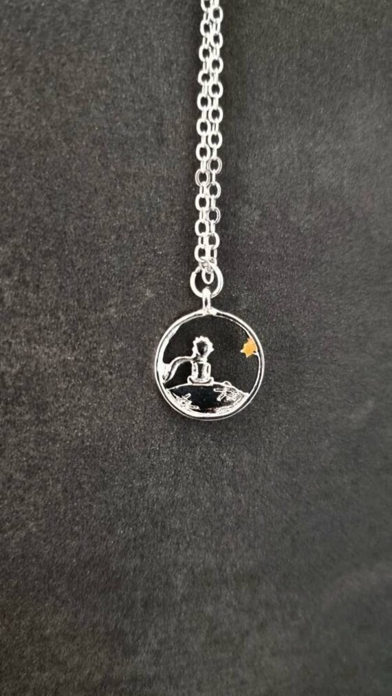 Halskette Kleiner Prinz Minigeschenk Kinderschmuck von SCHAU1MALTreasures