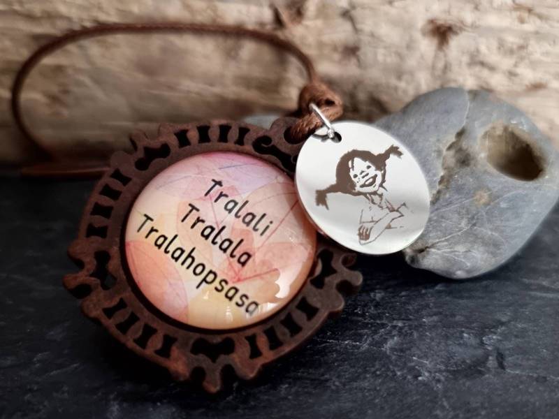 Halskette Pippi Pferd Kids Mädchen Party Mitbringsel Schmuck Geschenk von SCHAU1MALTreasures