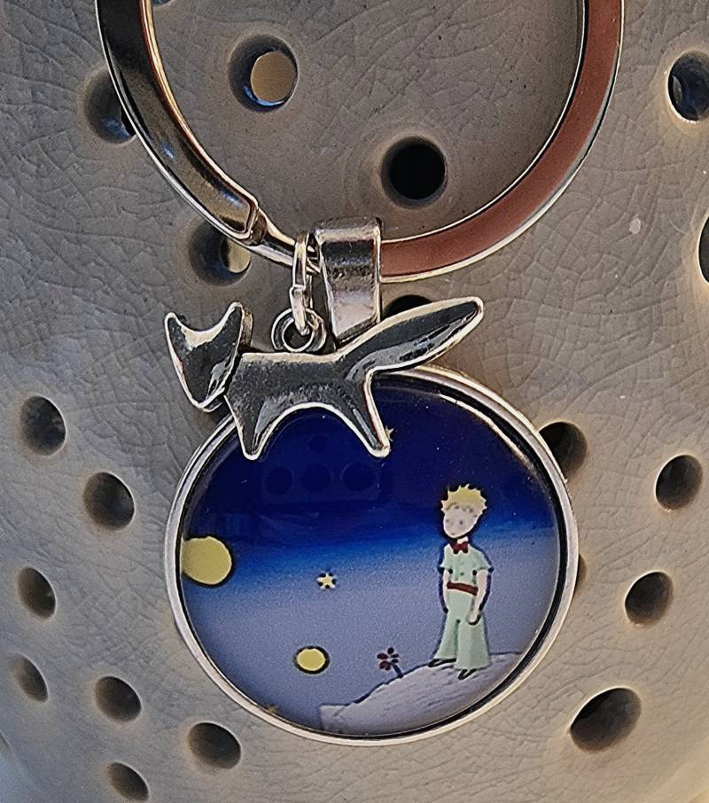 Schlüsselanhänger Cabochon Keyring Charms Kleiner Prinz von SCHAU1MALTreasures