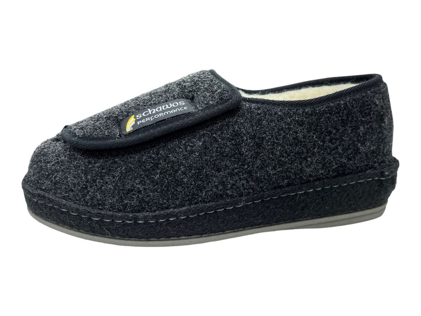 SCHAWOS Schawos Herren Hausschuh 6072-1 schwarz Hausschuh von SCHAWOS