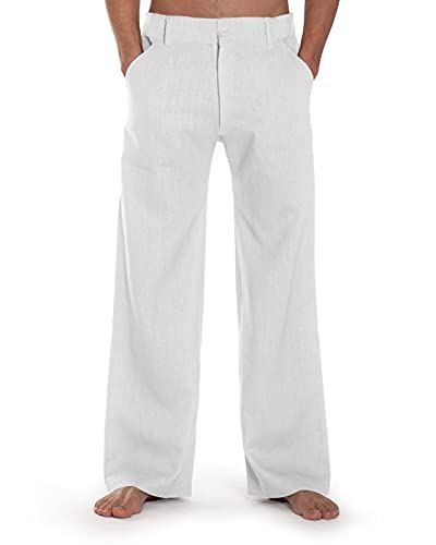 SCHAZAD Approval Leinenhose (XL, Weiss) von SCHAZAD