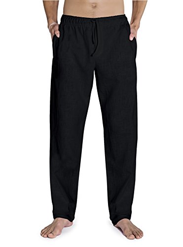 SCHAZAD Leinenhose Chino (L, schwarz) von SCHAZAD