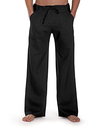 SCHAZAD Leinenhose Essential (S, schwarz) von SCHAZAD