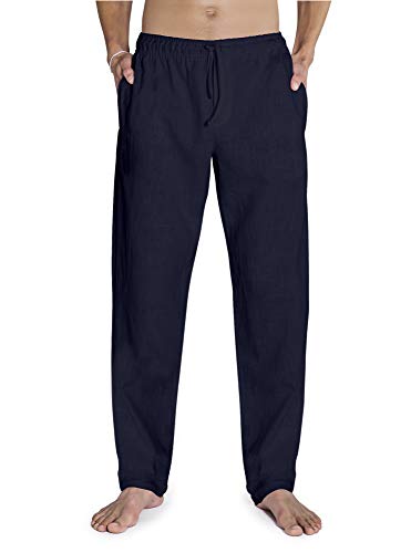 SCHAZAD Leinenhose Chino (S, blau) von SCHAZAD