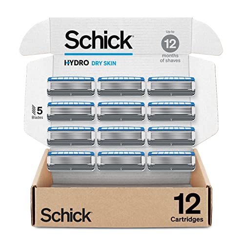 Schick Hydro Sense Hydrate Mens Razor Blade Refill With Skin Guards, Includes 12 Razor Blades Refills von SCHICK