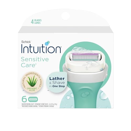 Schick Intuition Naturals Sensitive Care Rasierer-Nachfüller, 6 Stück von INTUITION