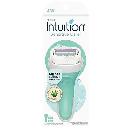 Schick Intuition Sensitive Care Razor for Women with 2 Moisturizing Razor Blade Refills with Natural Aloe by Schick von INTUITION