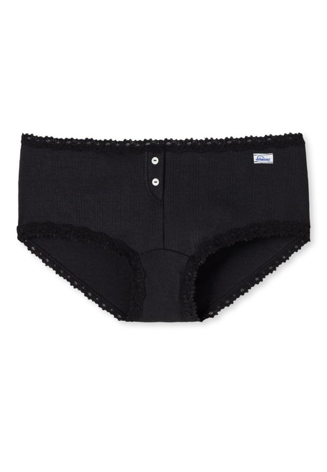 SCHIESSER REVIVAL Panty Agathe Micro-Pants Aus lieblichem Feinripp-Ajourée von SCHIESSER REVIVAL