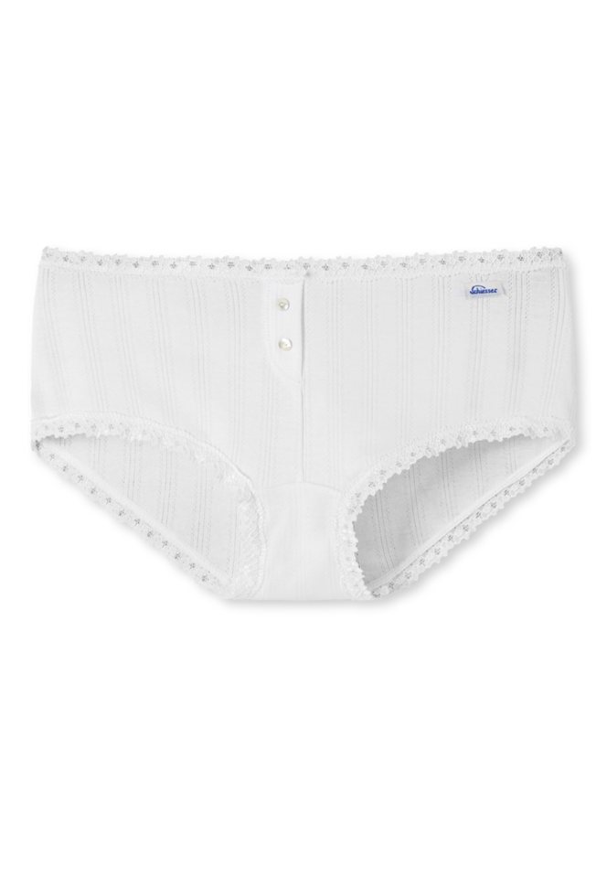 SCHIESSER REVIVAL Panty Agathe Micro-Pants Aus lieblichem Feinripp-Ajourée von SCHIESSER REVIVAL