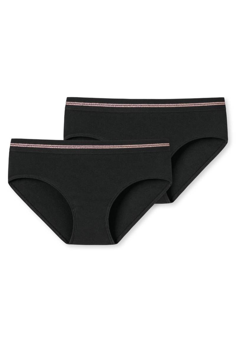 SCHIESSER - 2PACK Panties schwarz - Gr. - 164 von SCHIESSER